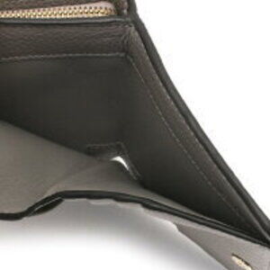 Chloe Gray Alphabet Wallet Cashmere Bifold